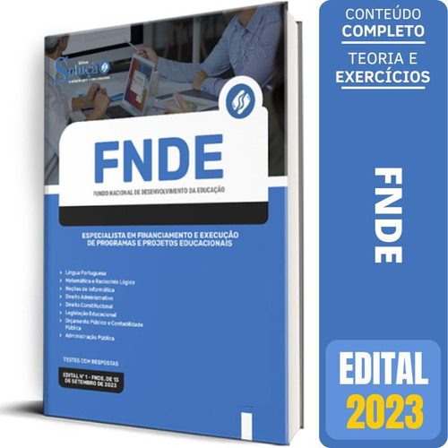 Apostila Fnde 2023 Execução Programas E Projetos