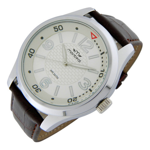 Reloj Montreal Hombre Ml1495 Caja Metal Resitente Al Agua