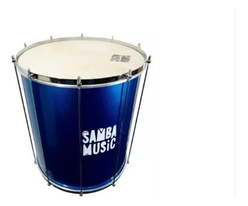 Surdo/surdão Samba Music 60 X 18'' Aro Bala Azul 932maaz