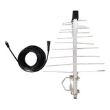 Antena Tdt Aerea Rural Exterior Señal Tv Digital Dvb T2 Hdtv