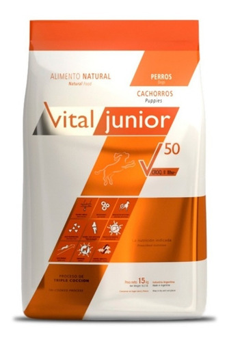 Vitalcan V50 Cachorros Medianos Y Grandes X 15 Kg