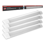 04 Luminárias Sobrepor Linear Fit 100cm 36w Brancofrio Avant