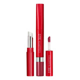 Labial Colorfix Duo Tattoo 36h Esika Color Rosa Chic