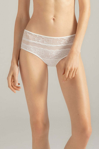 Panty Cachetero Dama  Options Intimate Off White