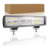 Barra Led Lupa 33cm 90w Luz Blanca Fija Estroboscópica Autos