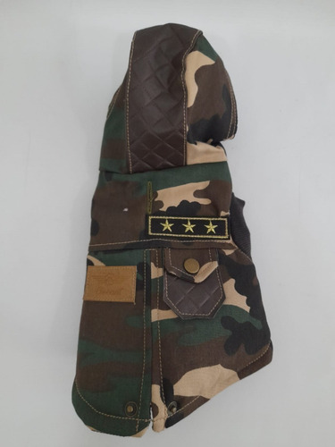 Campera Perro Elecant Army Trends Talle 0 25x26x34cm