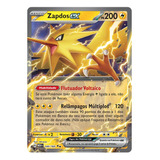 Carta Pokémon Lendário Zapdos Ex Escarlate Violeta 151