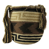 Mochila Wayuu Pequeña Colores Tierra