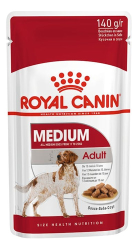 Alimento Humedo Pouch Royal Canin Medium Adulto 10un. 