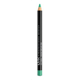 Lápiz Delineador De Ojos Nyx Professional Makeup Slim Eye Pencil Color Teal