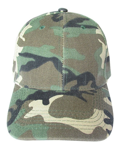 Gorra Militar Camuflada En Dril Unisex