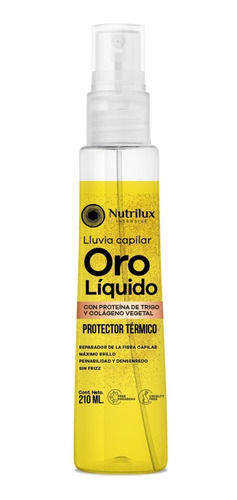 Protector Térmico Oro Liquido Post Keratina Alisado 250ml