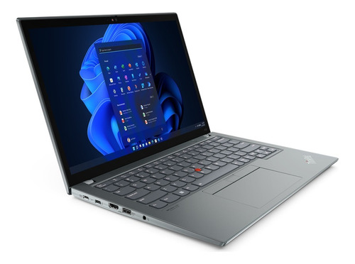 Notebook Lenovo Thinkpad X13 Gen 3 (intel) Storm Gray 13.3 , Intel Core I3 1215u  8gb De Ram 512gb Ssd, Intel Iris Xe Graphics 60 Hz 1920x1200px Windows 10 Pro