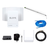 Kit Amplimax Fit Elsys Link 4g + Roteador+antena Ext+ Cabos