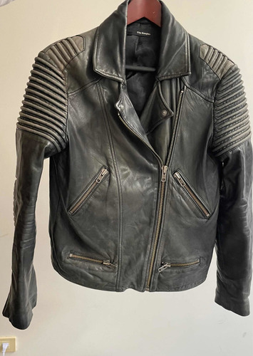 Chamarra Biker The Kooples, Piel De Cordero