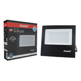 Refletor Led Blindado 100w Bivolt Slim Ip65 Branco