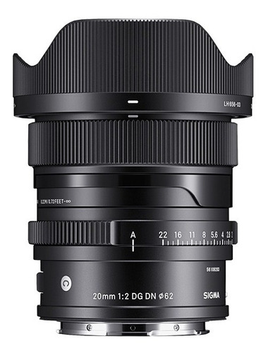 Lente Sigma 20mm F2.0 Dg Dn (c) Sony E