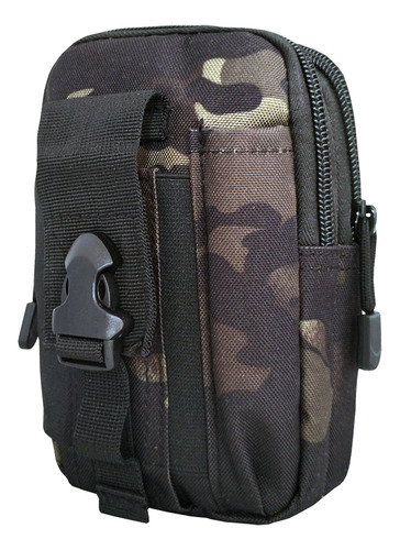 Bolso Pouch Kossok Phun Táctica Ideal P/ Viajes Edc Reforzad Color Camuflado