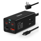 Cargador Usb C Baseus Powercombo 65w Usb C Estación De Carga