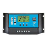 Controlador De Carga Regulador Solar 40a Pwm 40 Amp Usb Lcd