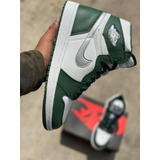 Jordan Retro 1 Verde Con Blanco 28 Cm