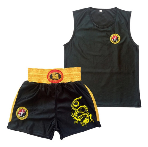 Uniforme De Boxeo Para Adultos Sanda Suit Wushu Sanda Shorts