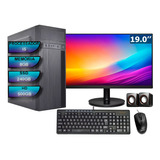 Pc Intel I5 8gb Hd 500gb + Ssd 240gb Teclado E Mouse