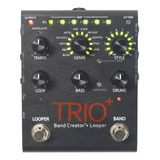 Pedal De Efeito Digitech Trio+ Band Creator + Looper  Preto