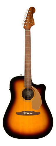 Guitarra Fender Electroacústica Redondo Player Sunburst