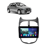 Central Multimídia Android Peugeot 206 2002-2010 2+32gb 9p