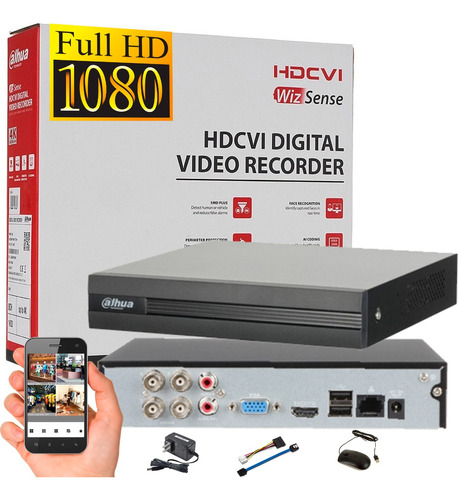 Dvr Dahua De 4 Canales 1080p Pentahibrido 