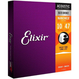 Juego De Cuerdas Elixir 11002 010 Steel Para Guitarra - Premium