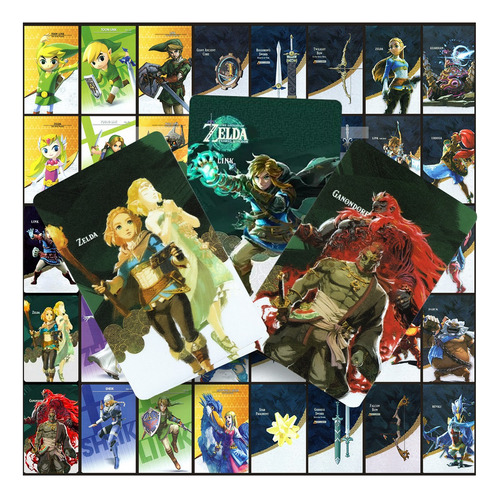 38 Tarjetas Amiibo De Zelda, Cartas Zelda, Link Totk, Nfc