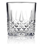 Set X6 Vaso De Vidrio Bajo Para Whisky Color Transparente