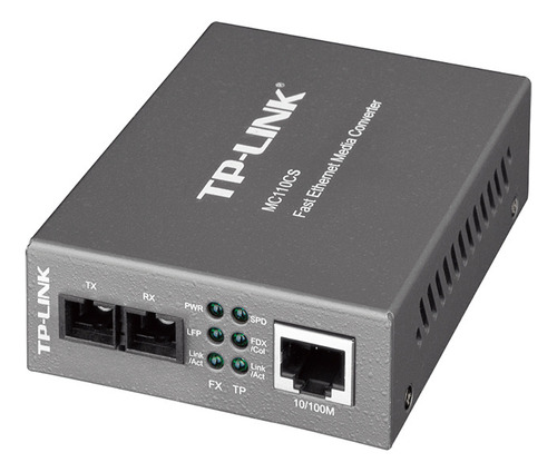 Convertidor De Medios Tp-link Mc110cs Monomodo 10/100mbps