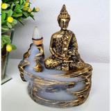 Incensario Cascata Backflow Buda Hindu Meditação Vareta