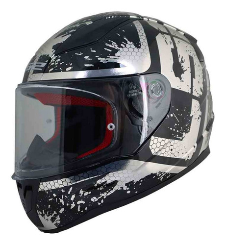 Casco Para Motocicleta Cerrado Ls2 Rapid Spy Negro