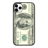 Funda Protector Para iPhone Billete 100 Dolares Buena Suerte