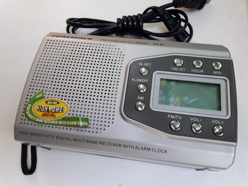 Radio Am,fm,sw,tv 12 Faixas Powerpack Cx-23