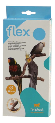 Percha Rama Flexible Ferplast 16mm Para Aves Medianas