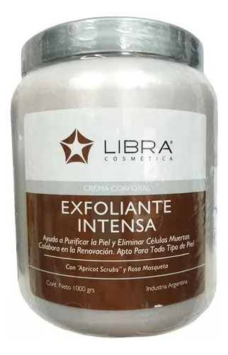 Crema Exfoliante Corporal Intensa X 1000 Gr Libra