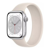 Apple Watch Series 8 Gps Aluminio Correa Blanca 41mm Color De La Caja Blanco Color De La Correa Correa Deportiva Blanca Color Del Bisel Blanco - Distribuidor Autorizado