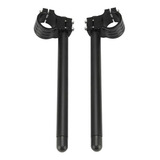 Clip-ons Cnc 33mm Negro Universal De Manillar De La