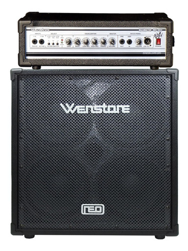 Amplificador De Bajo Wenstone Cabezal Be2200h + Caja Neo 500