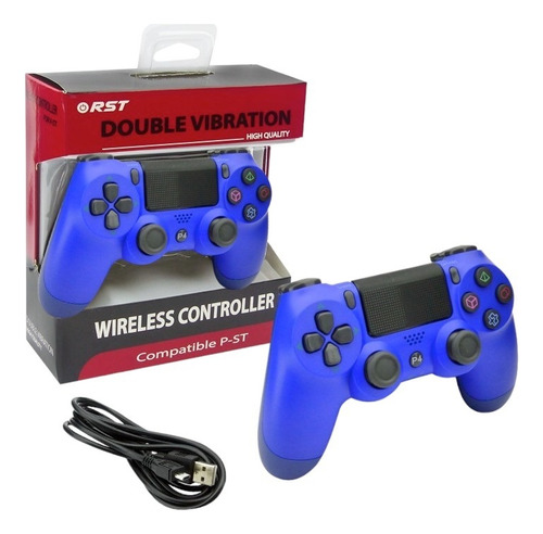 Joystick Control Para Play 4 Bluetooth Marca Rst Recargable 