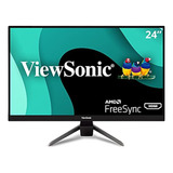 Monitor Para Juegos Viewsonic Vx2467-mhd De 24 Pulgadas Y 10