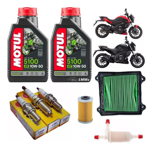 Kit Afinación Dominar 400 Ug Motul 5100 10w50