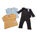 Set 4 Pz Bebe Niña Gap Old Navy Talla 3-6m Playeras Conjunto