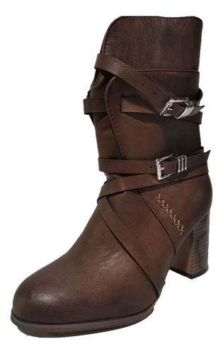 2024 Vintage Boots Botas De Cuero Para Zapatos De Mujer