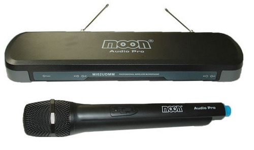 Microfono Inalambrico Uhf De Mano Moon Mi02um - Cuo